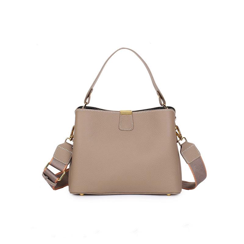 Elegant Women's Cowhide Shoulder & Crossbody Bag - High-End Design, Large Capacity Handbag