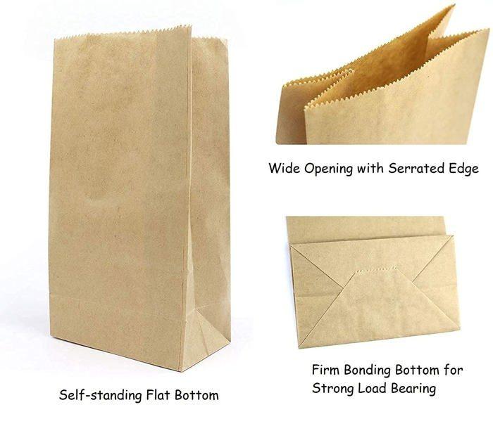 Sac de conservation - VANDICKA - Papier kraft recyclé - 100 pièces - Durable - Personnalisable