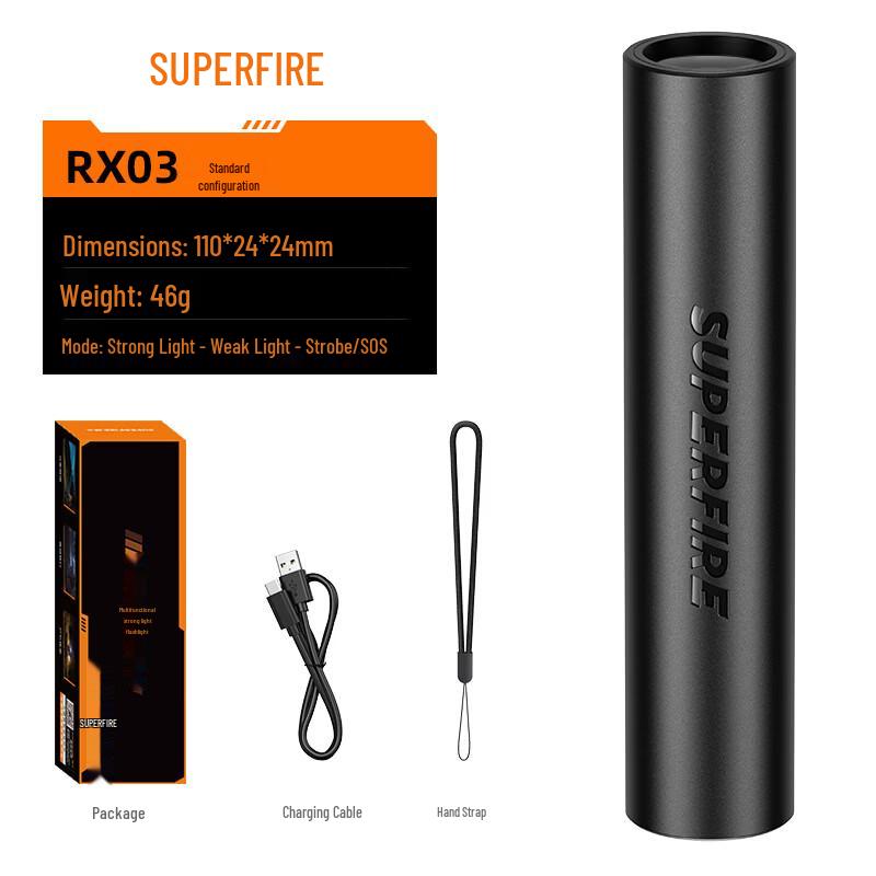 SupFire RX03 Mini Rechargeable LED Flashlight