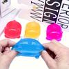 Cute Cat Squishy Stress Ball Transparent Squeeze Fidget Toy for Anxiety Relief