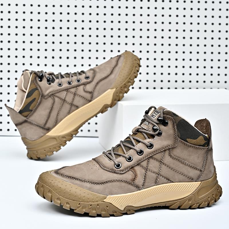 Trendy Brand Men's Casual Shoes Outdoor Hiking Shoes Winter Cotton Shoes High Top Shoes Men's Sports Shoes Free Delivery