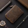 High Quality Men's Wallet Nubuck Leather Blocking Multi Luxury Designer Money Clip Card Holder Slot 3 FoldPurse