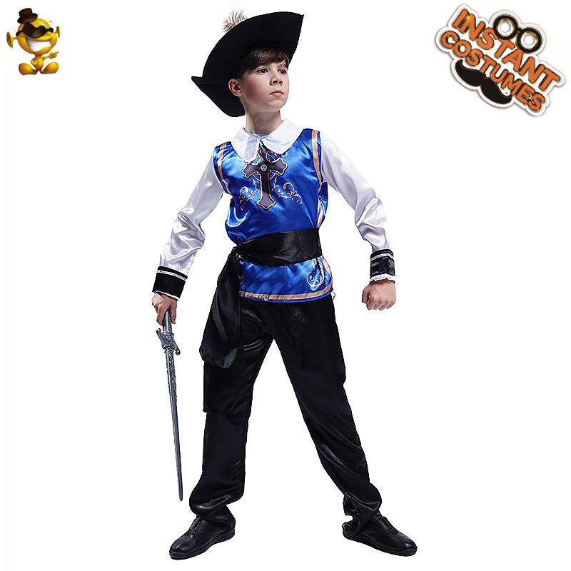 

Halloween cosplay costumes, stage costumes, little boy musketeer costumes l/10-12 years old 140-152cm
