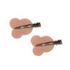 2 Pieces Non-trace Hairpins Premium Simple Headwear Clip Fashionable Meaningful Gift Styling Supply for Baby Women Girls Lady
