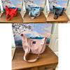Fashionable Black Red Blue Pink Orange White Dumpling Crossbody Bag For Women