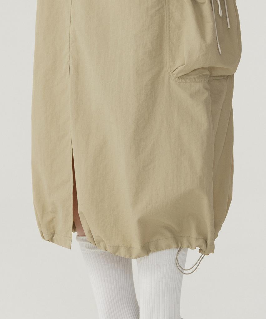 Covernat Woman String Cargo Skirt Light Khaki