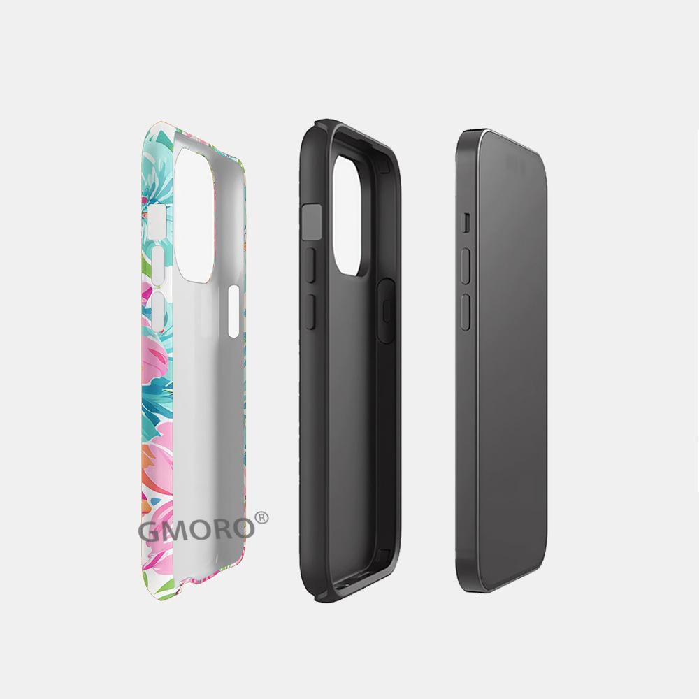 Explosive oil painting flower mobile phone case iPhone17 film case wholesale Apple 14 all-inclusive anti-drop case