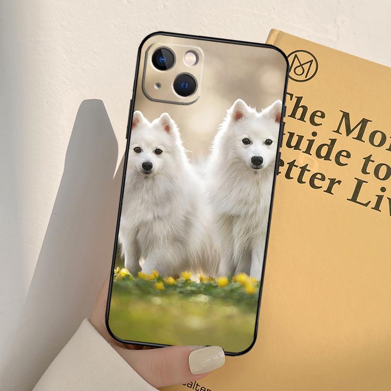 Japanese Spitz Dog Phone Case For iPhone 17 16 15 14 11 12 13 Pro Max mini XR 16e 15 16 Plus 17 Air Full Cover