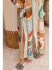 2026 European & American Fashion: Loose Linen Printed Dress