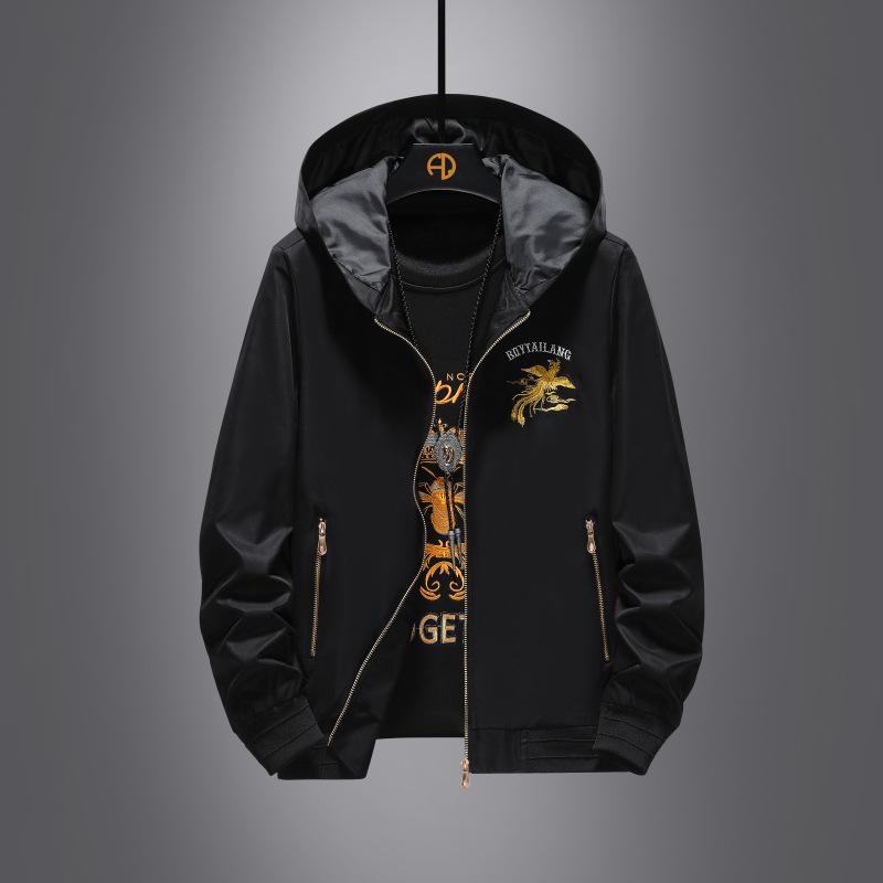 

Мужская новая зимняя бейсбольная куртка с капюшоном, вышитая молодежная модная куртка 5XL