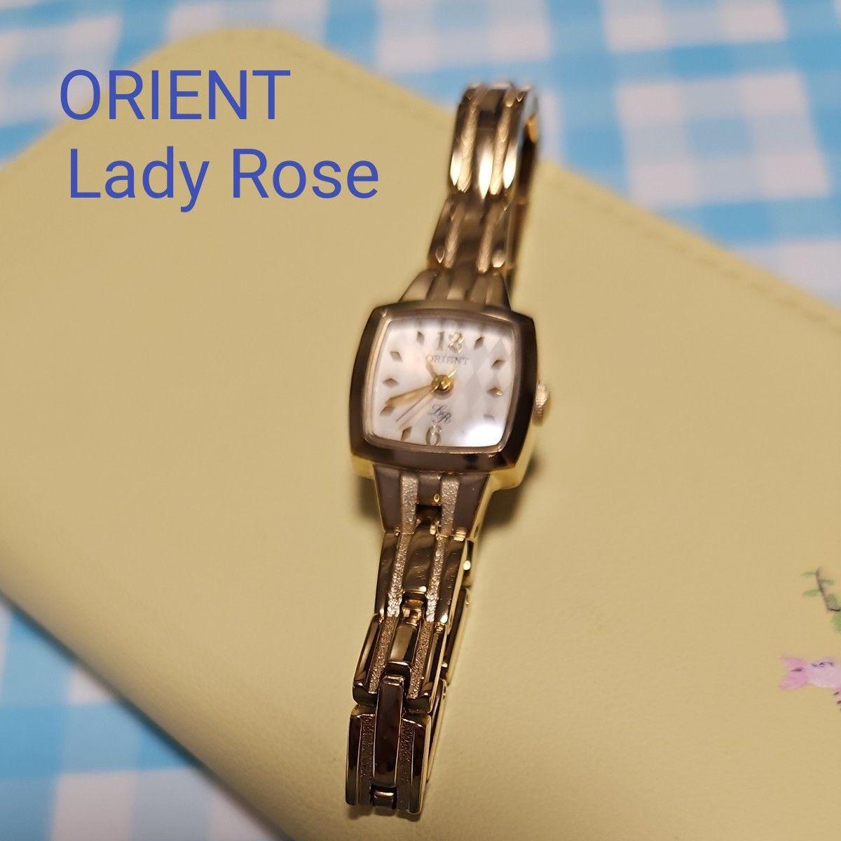 Used ORIENT Lady Rose Ladies Watch Gold