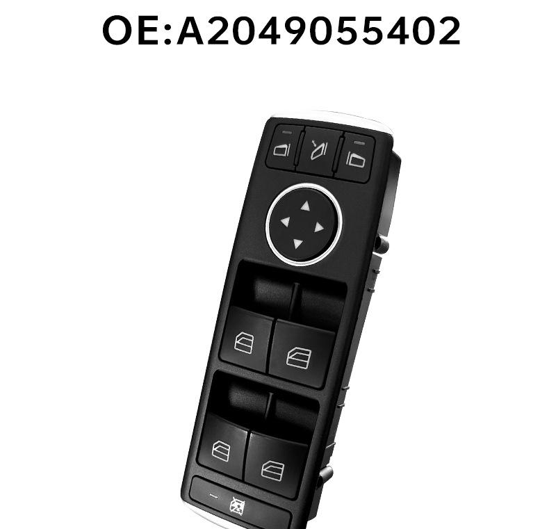 A2049055402 Fits the Driver's Side Window Lift Switch with Folding Mirror for Mercedes-Benz GLA-Class.