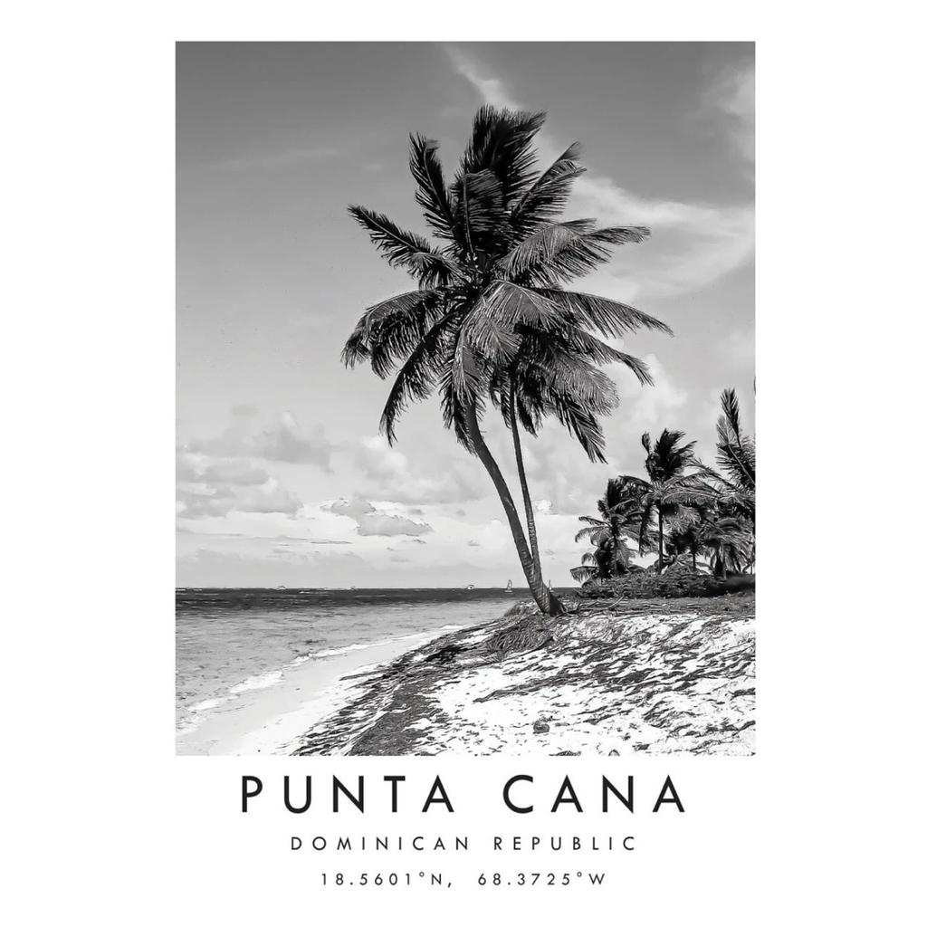 Famous Black and White Cities Verona Rome Punta Cana Florence Berlin Poster Travel Wall Art Canvas Painting Prints Home Decor