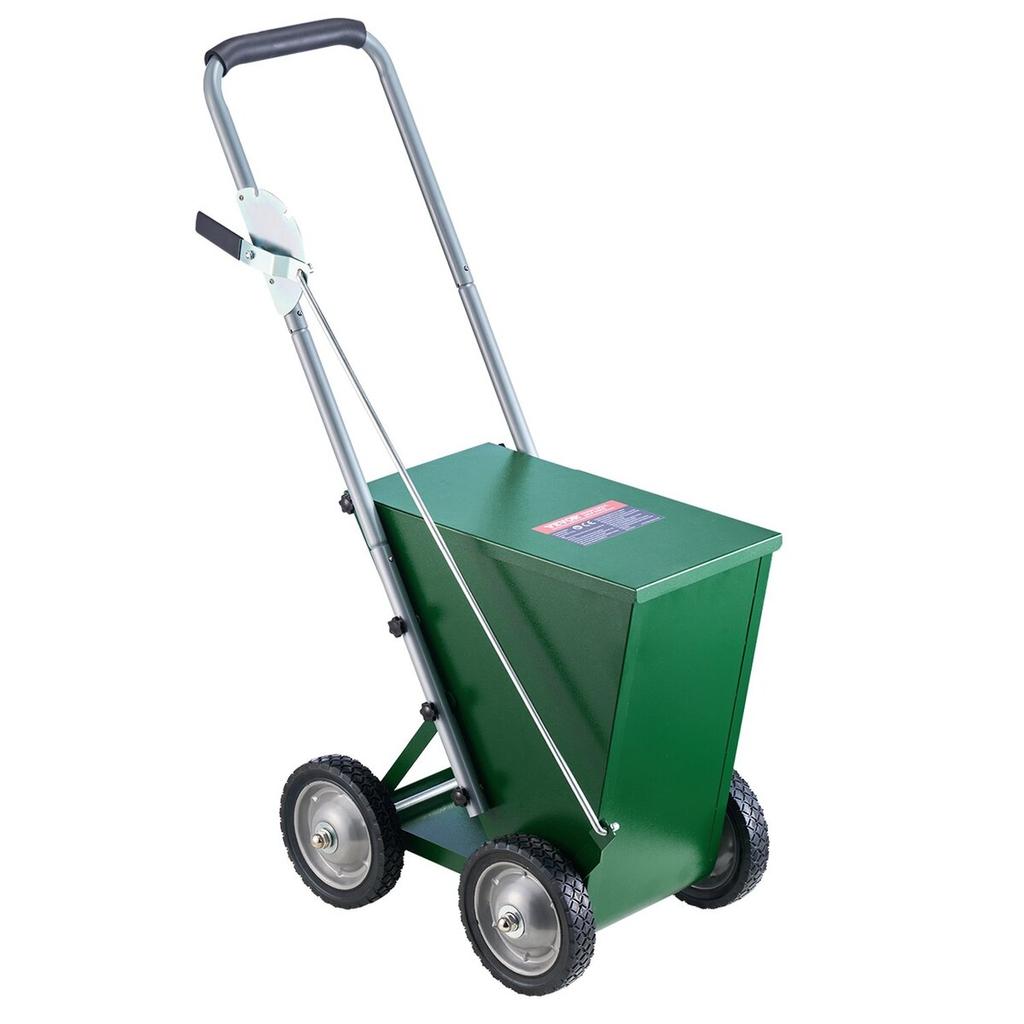 Trockenlinienmarkierer 4-Rad 2 oder 4 Linien Schwerlast Stahlkreider 50 lbs