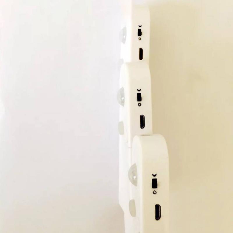 LED Strip Light USB 5V Automatic Power Saving Motion Sensor Built In Timer For Living Room Bedroom 1/2/3M