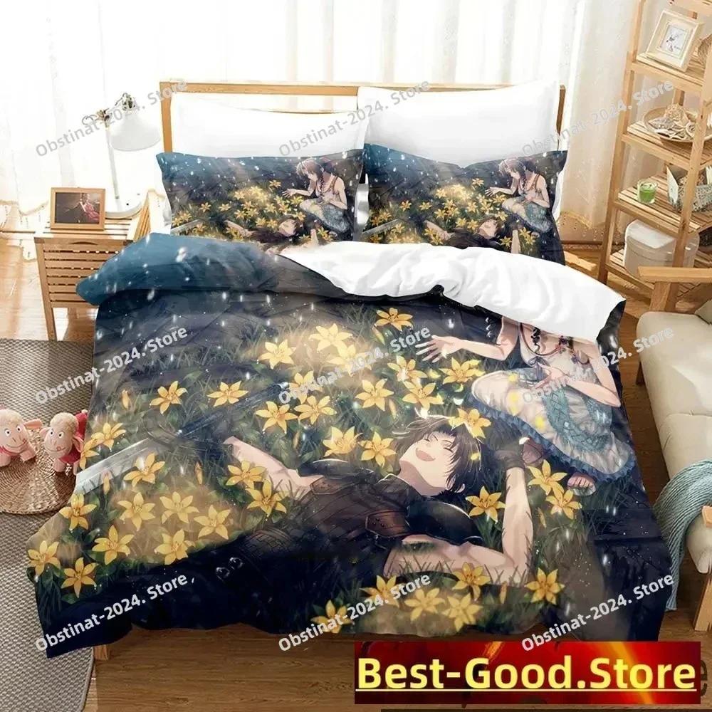 3D Game Crisis Core Final Fantasy VII Bedding Set Printed Single Comforter Duvet Cover Pillow Case 3 Pieces Sets Kids Adult Size