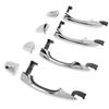 4PCS Outside Door Handle Set ABS Chrome Smooth Operation Comfortable Grip 82651C5010 for Sorento 2016 to 2020