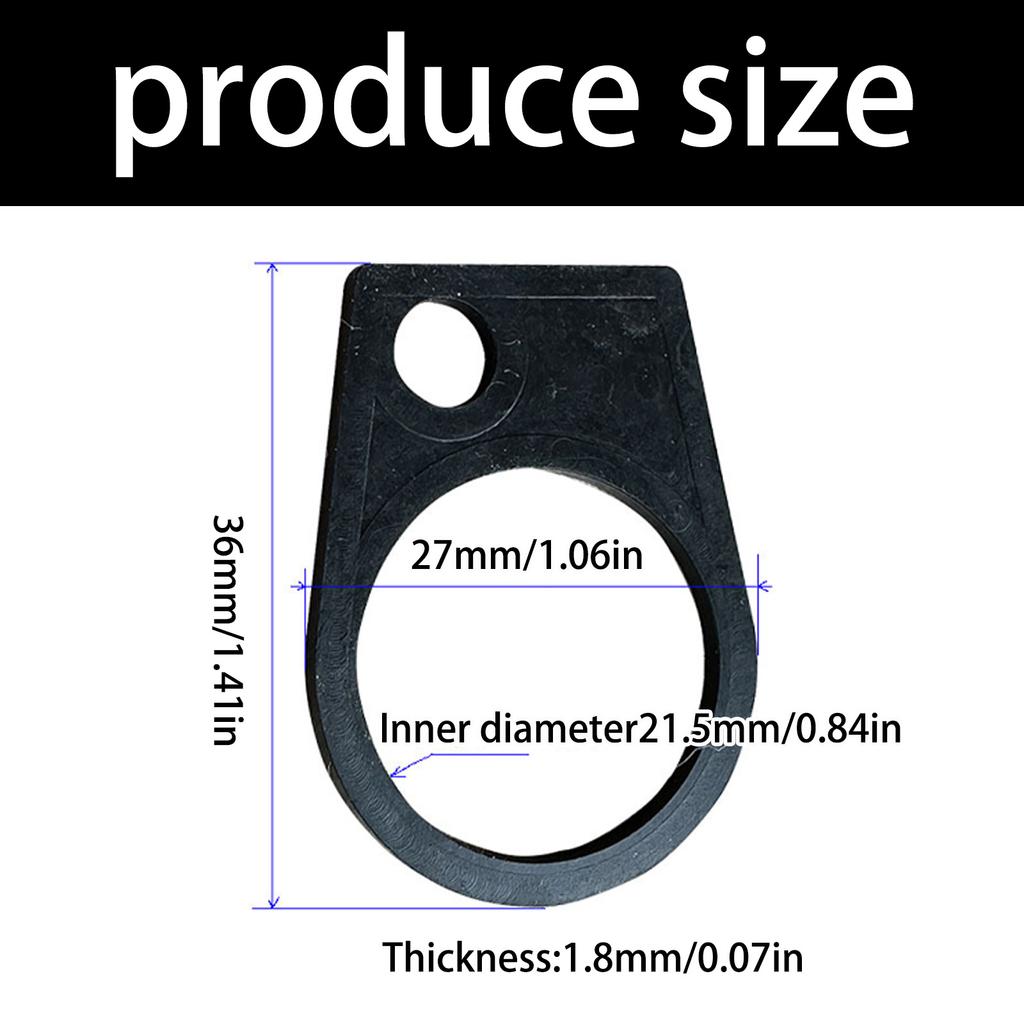 Balení 10 odolných těsnění vzduchového filtru kompatibilních s motory motorových pil 45cc, 52cc, 58cc, náhradní díly pro údržbu