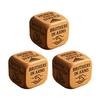Wooden Quilting Decision Dice Office Stress-Relief Dice Funny Desk Work Dice Handmade Gag Gifts