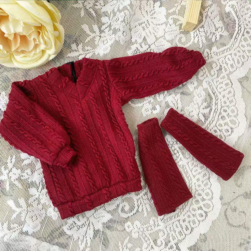 New 30/45/60cm Doll's Clothes for 1/3 1/4 1/6 Bjd Doll Loose Fitting Sweater Diy Girl Toys Dress Up Doll Accessories, No Doll