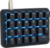 Koolertron Programmable Mechanical Gaming Macro Macro Windows Mac Compatible Red Left-Hand Device, Keyboard, Keyboard, One-Hand Keypad, Function,