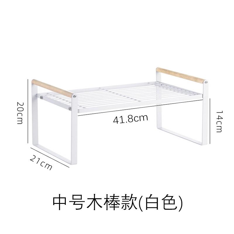 Kitchen supplies layered shelves, double-layer cabinets, dish storage racks, sink side countertops, plate drain racks