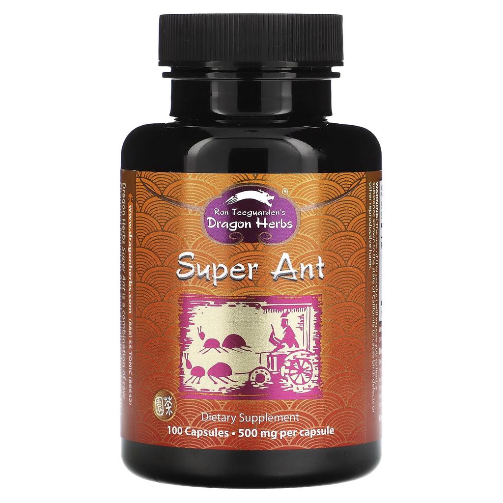 Super Ant, 500 Mg, 100 Capsules