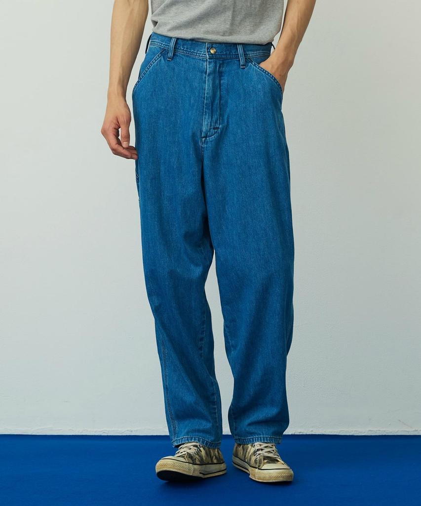 Lee Wide Denim Painter Mid Wash Men's Pants,