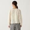 Afternoon Tea Living JG94 Fringe Crew Neck Blouse, Ivory