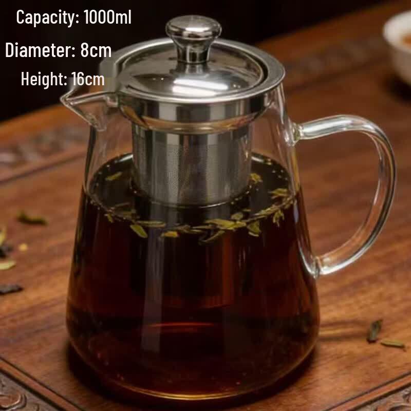 Hammered High Borosilicate Glass Gongdao Tea Pitcher