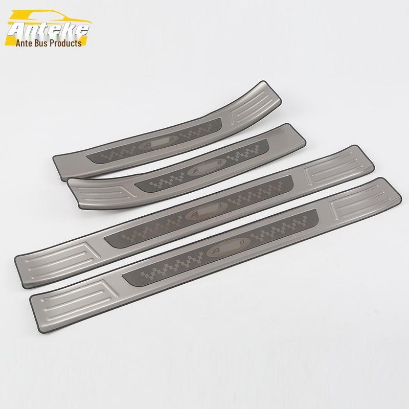 Fits 18 Models: 10th-Gen Accord Door Sill & Bumper Trunk Welcome Pedal Trim