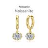 Mo Sang S925 Sterling Silver Oval Necklace & Earrings Set - Exquisite, Versatile, Super Sparkle; Perfect for Weddings & Banquets.