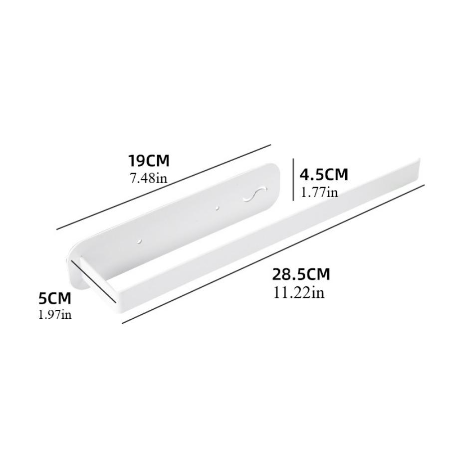 Fridge Storage Shelf Home Kitchen Organiser Wall Mounted Magnetic Shelf Side Magnetic Refrigerator Shelf