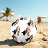Cute Puppy Indoor Size 5 Soccer Ball Colorful Machine Stitched PVC Competition Ready Durable High-Bounce