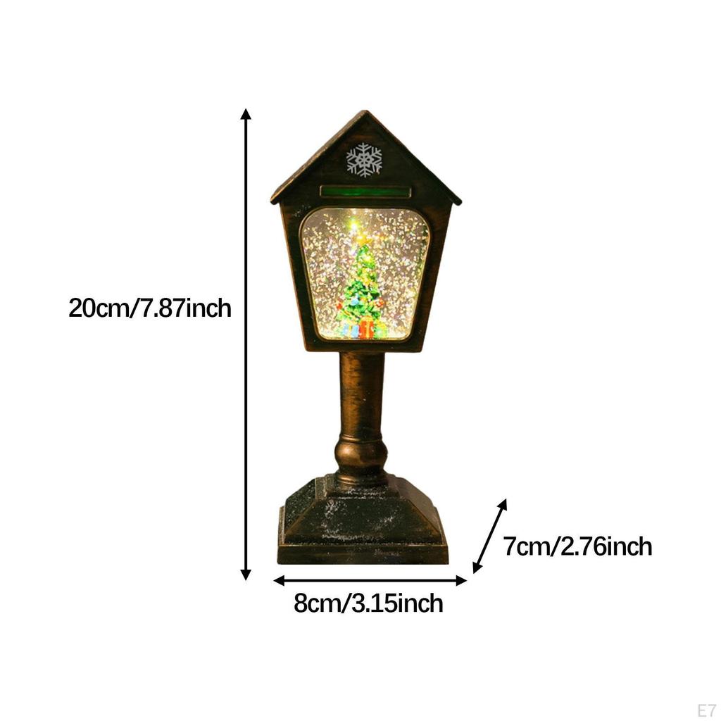 Weihnachten Schneekugel Glitzernde Spieluhr Weihnachtsspielzeug Einzigartiges LED-Flackern Schneeflocke für