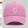 pc Minimalist Line Wolf Head Pattern Print Baseball Cap with Pink Bow Print Design Sun Hat Comfortable And Lightweight Trucker