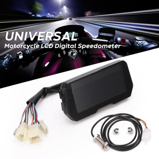 Universal Motorcycle Speedometer Odometer Tachometer for Outdoor
