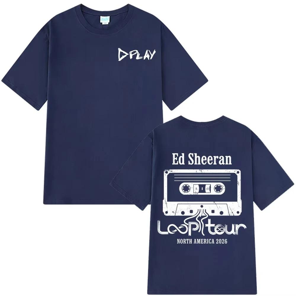 Ed Sheeran Loop Tour 2026 Vintage Graphic Tees Men Women Fashion Clothing Unisex Streetwear Trendy Cotton Classic hot product