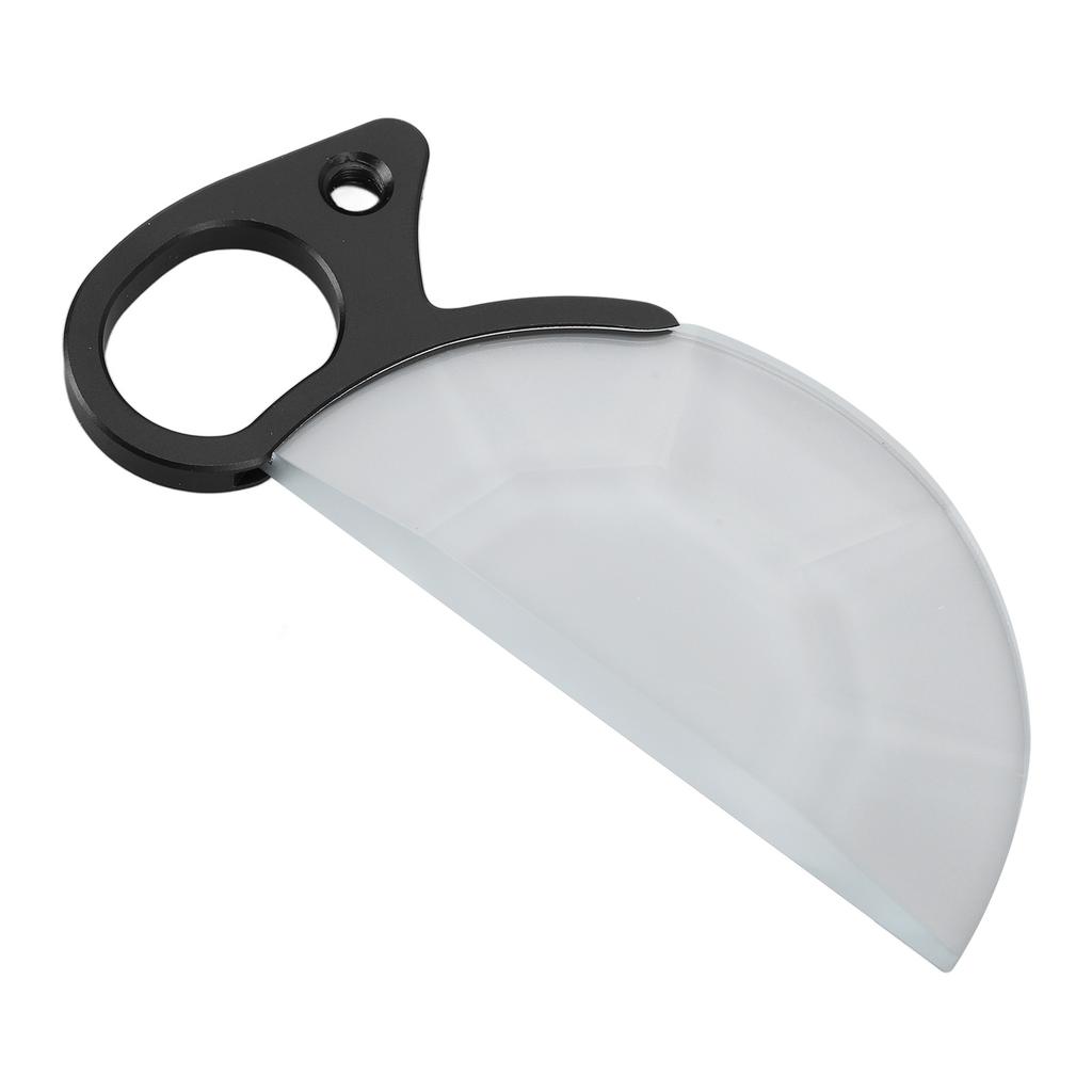 79mm Handheld Subtle Kaleidoscope Prism Semicircular Glass Filter Special Effects Filter Optical Glass Prism SLR Camera