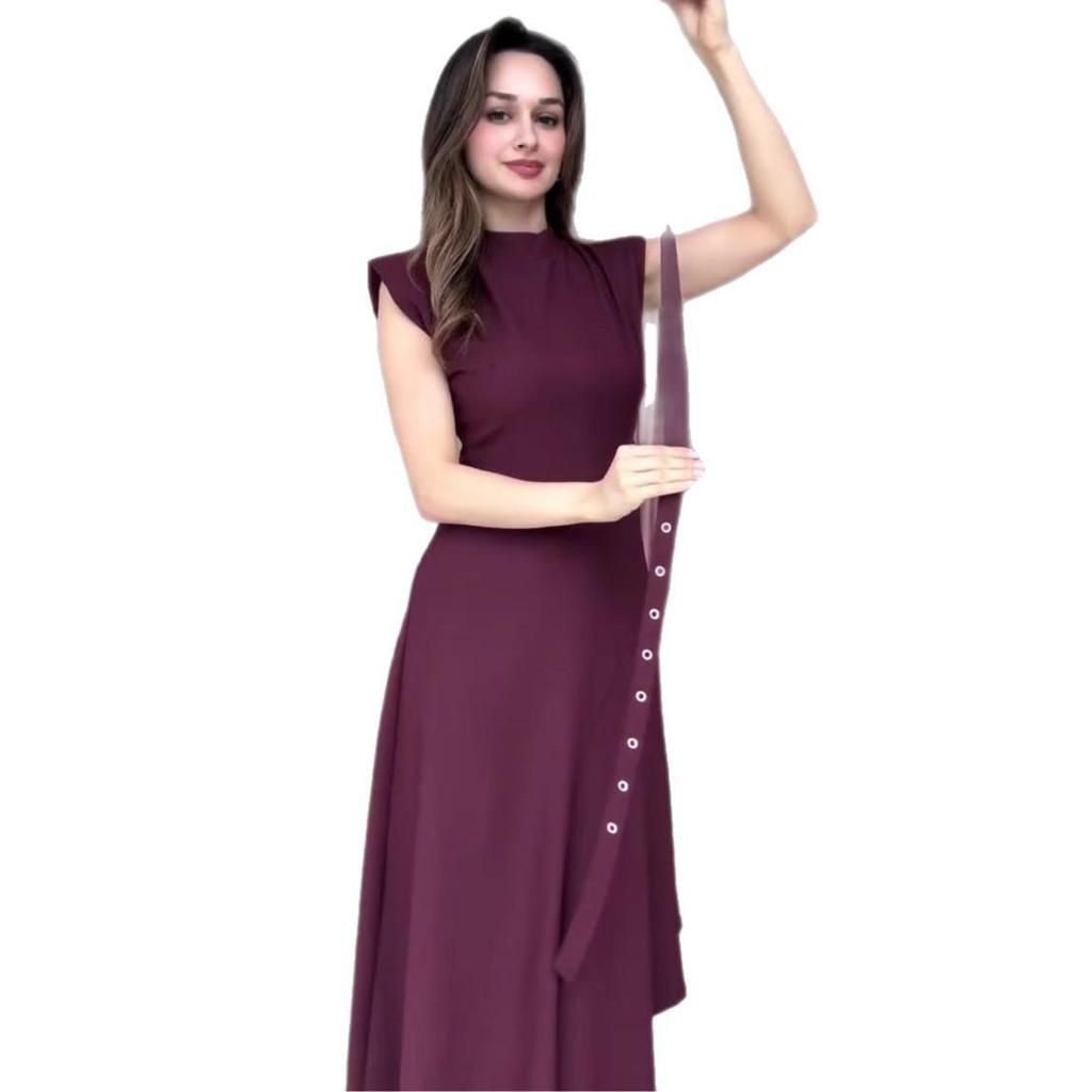 2025 Slimming Sleeveless Long French Dress – Elegant Summer Style