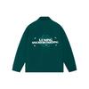 Li Ning Ski Series Logo Letter Print Polo Jacket Unisex Jackets Dark-Green AFDR982-6