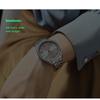 CURREN NEW Luxury Stainless Steel Wristwatches for Ladies Romantic Rose Pink with Rhinestones Roman Numeral Dial