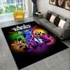 Tappeto Tappeto Gioco Cartone Animato 3D R-Rainbows Friends per Camera da Letto Soggiorno Divano Sala Giochi Zerbino Decorazione Casa, Tappeto Area Bambini Antiscivolo