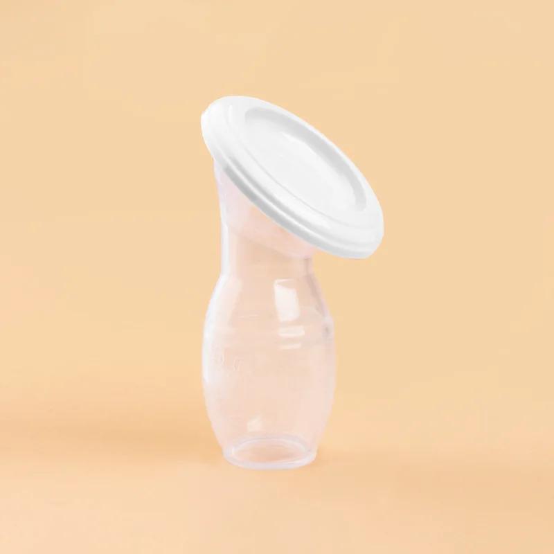 Baby Feeding Manual Breast Pump Partner Breast Collector Automatic Correction Breast Milk Silicone Pumps Maternity Products BPA