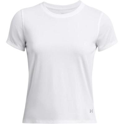 T-shirt à manches courtes pull décontracté à col rond logo de marque couleur unie T-shirt femme blanc 1382434-100