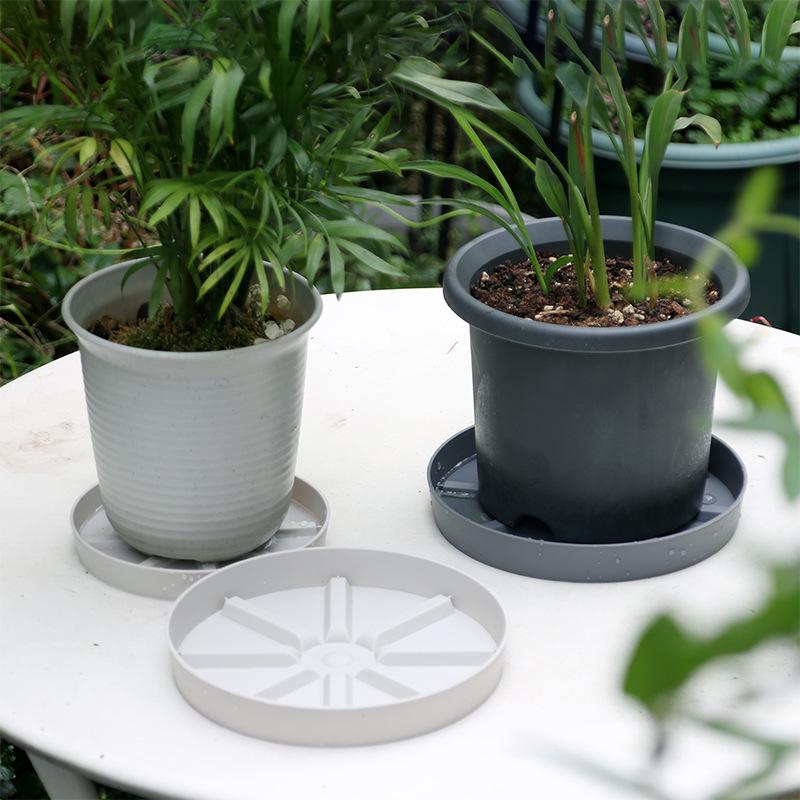 Round Plastic Flower Pot Water Collector Tray