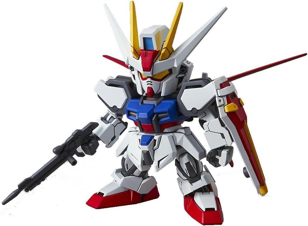 BANDAI SPIRITS SD Gundam EX Standard Aile Strike Gundam Plastic Model