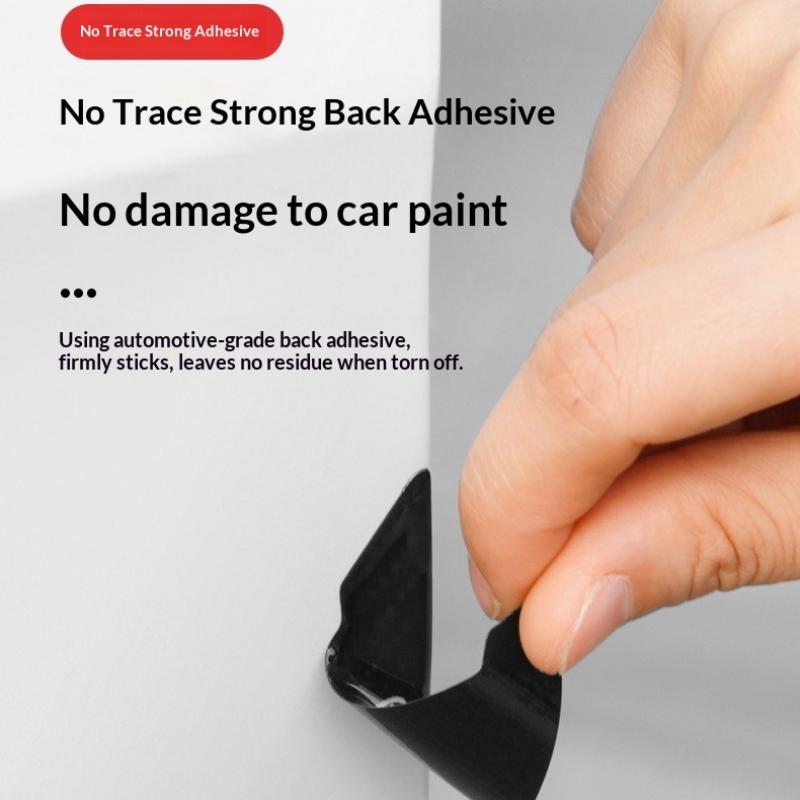 2/4Pcscar Door Corner Anti-Collision Covers Door Protection Cover Anti-Collision Auto Door Corner Protection Strip Car Accessory