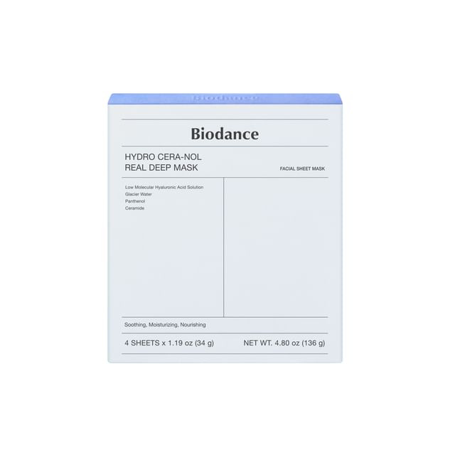Biodance - Hydro Cera-nol Real Deep Mask Set 34g x 4 sheets