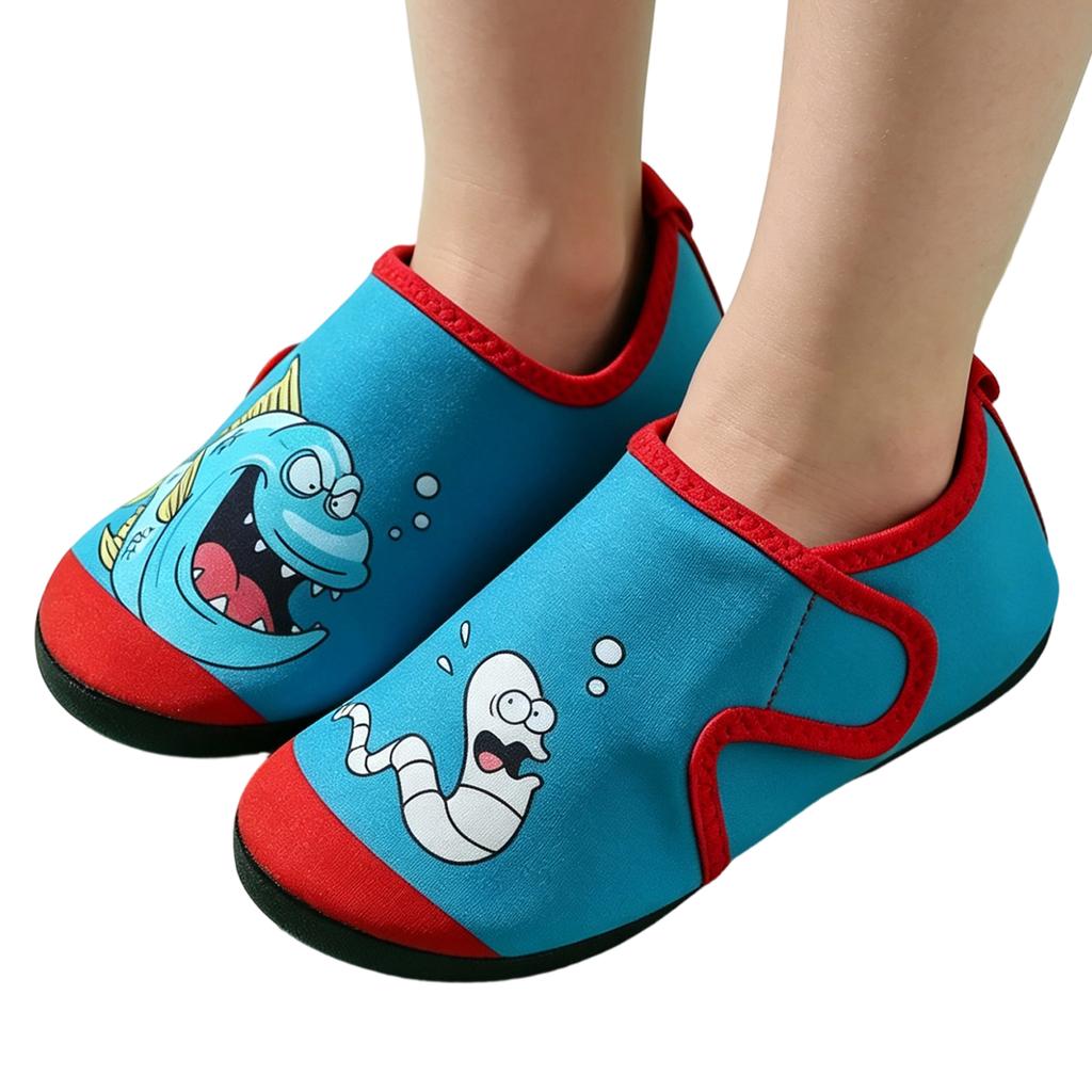 Kids Water Shoes Quick Drying Lightweight Non Slip Sole Flexible Outdoor Aqua Socks for Swimming Beach and Hiking Activities
